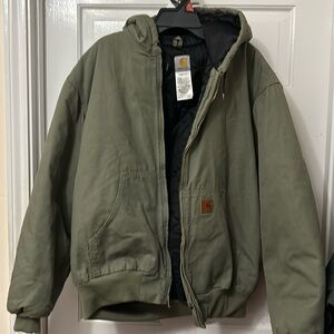 Carhartt insulated jacket with hood